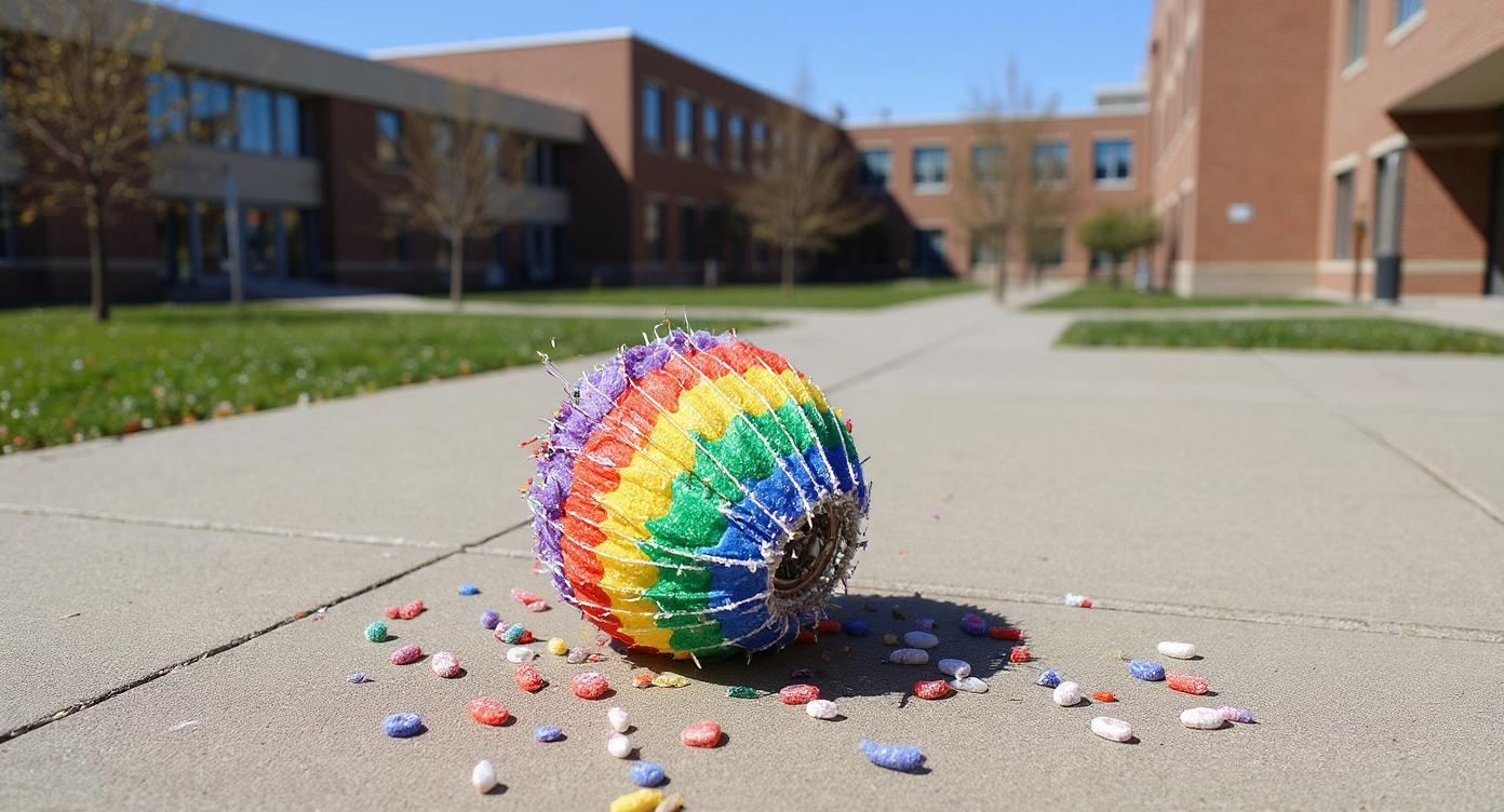 College Counselor Cheers While Students Behead Trump Piñata — Campus Calls It 'Speech'