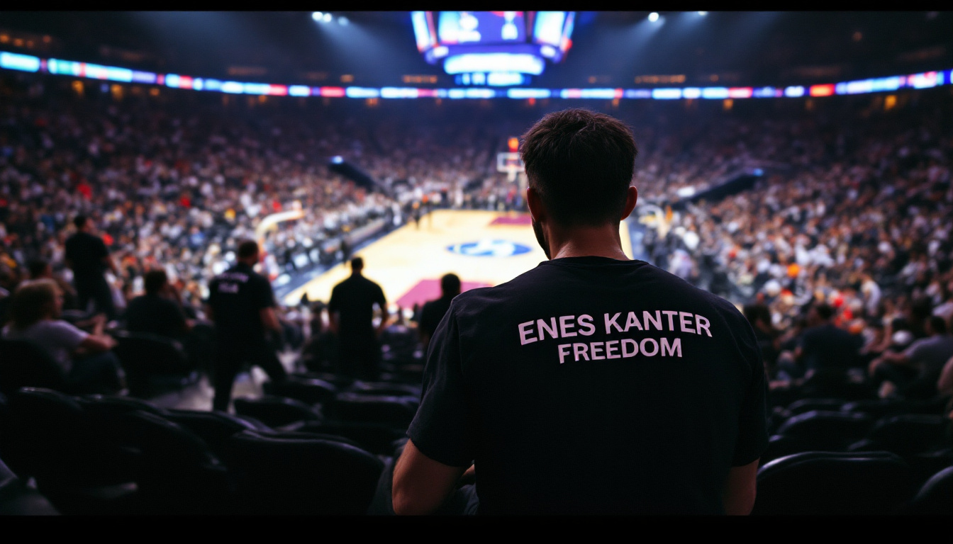 Enes Kanter Freedom Gets Booted from WNBA Game for Wearing a Shirt That Defines 'Woman'