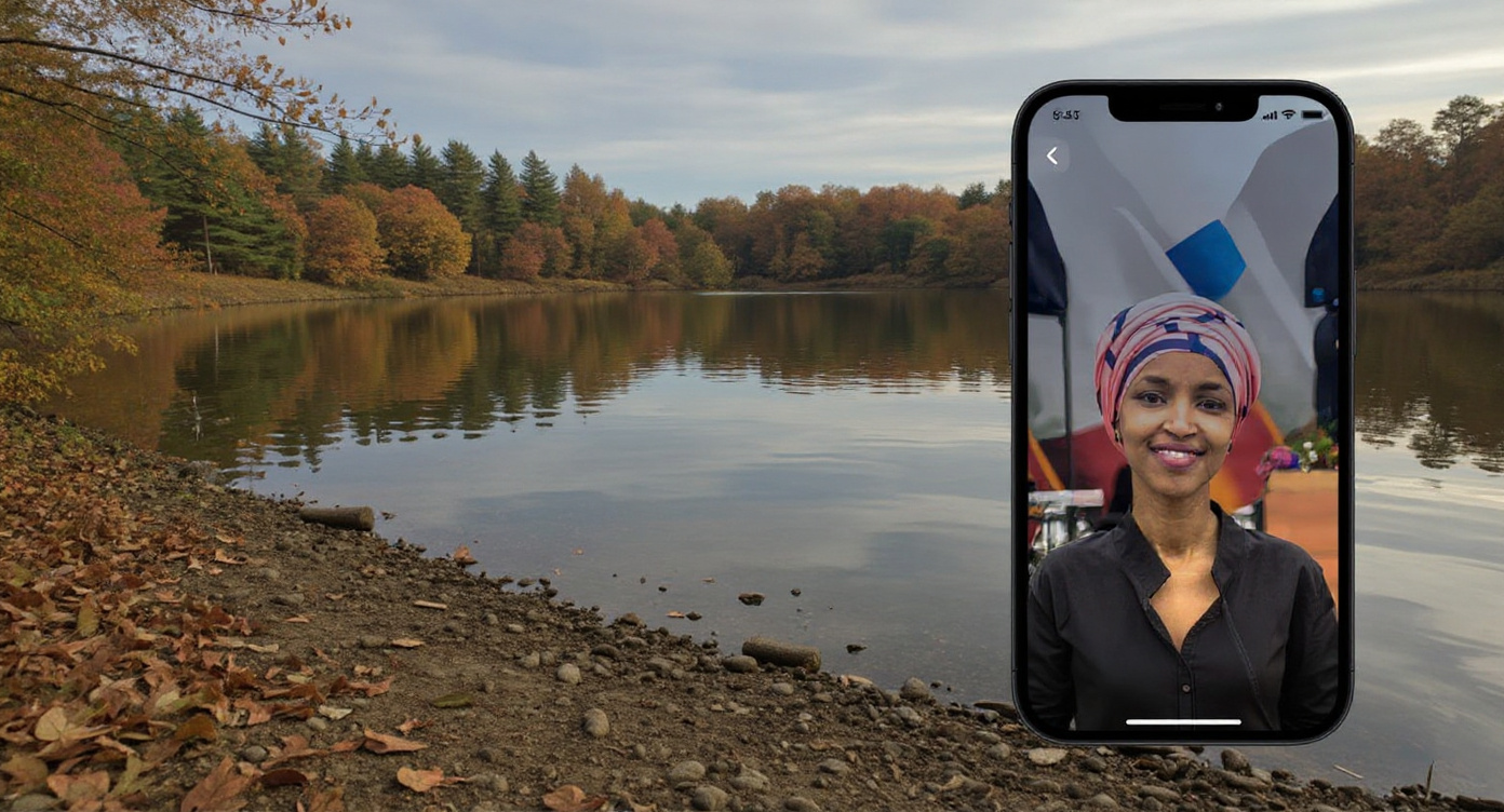 Ilhan Omar Posts Peaceful Lake Video — The Somali Lyrics Underneath Tell a Very Different Story