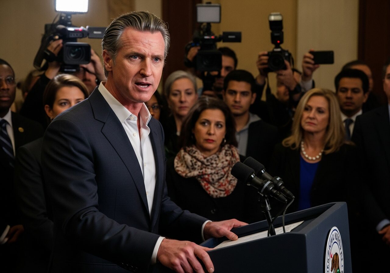 Newsom's Comments Ignite Bipartisan Fury and Social Media Storm