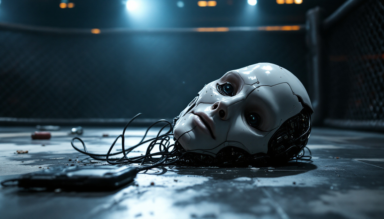 The First Ever Humanoid Robot vs Human Cage Fight Just Happened -- Guess Who Won