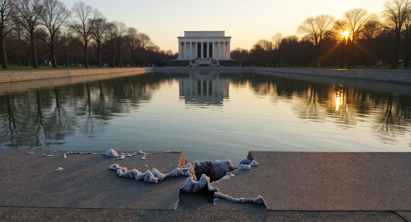 Trump Drops Receipts: Park Service Witness Saw ActBlue-Linked Man Ripping Up the Reflecting Pool in Broad Daylight