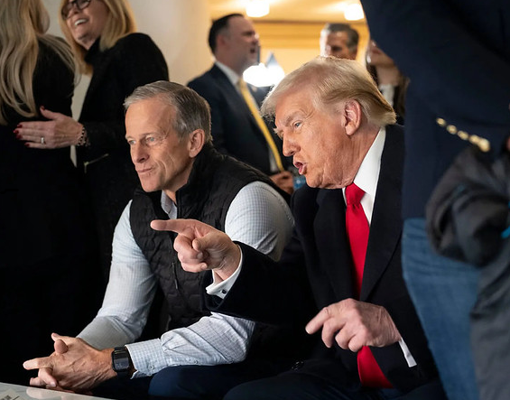 Trump Publicly Benches His Own Senate Leader Over Filibuster Foot-Dragging